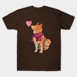 Finnish Spitz watercolour T-Shirt